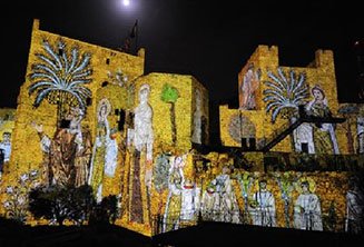 Sound & Light show at Jerusalem's Citadel