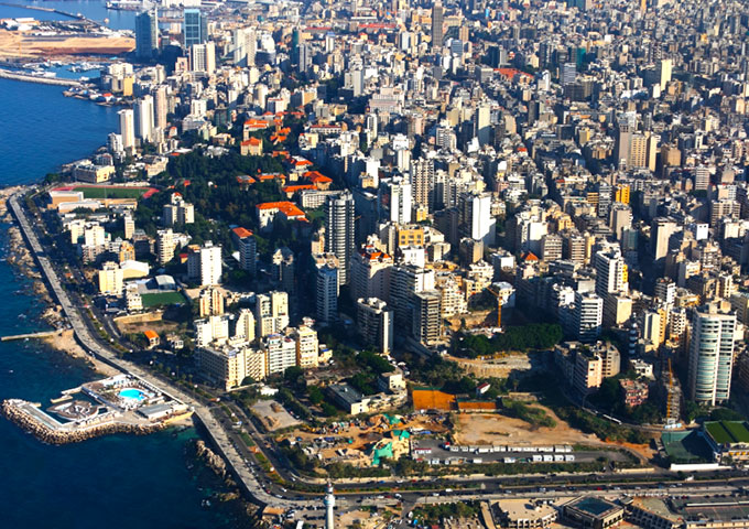 View over Beirut, Lebanon