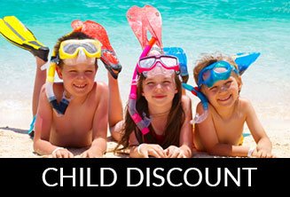 Child discount (under 12 with own bed)